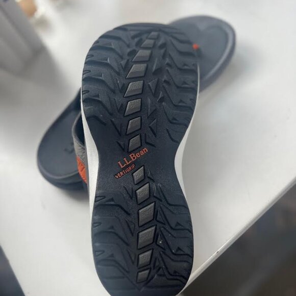 L.L. Bean Mens Swift River Flip-Flop Sandal Sport in Dark Silt - Size 9 - Picture 6 of 8